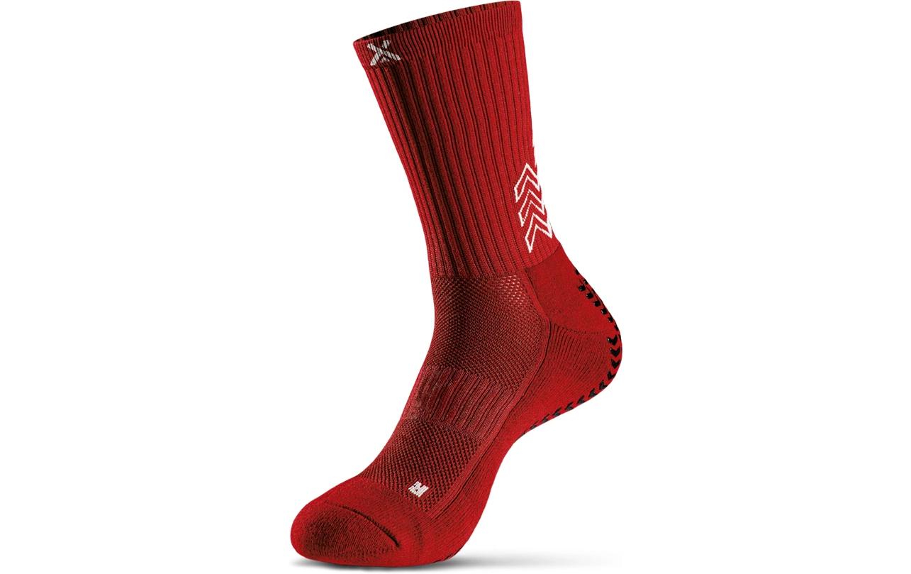 SOXPro Classic Grip Socks 41 - 46, RotSportsocken