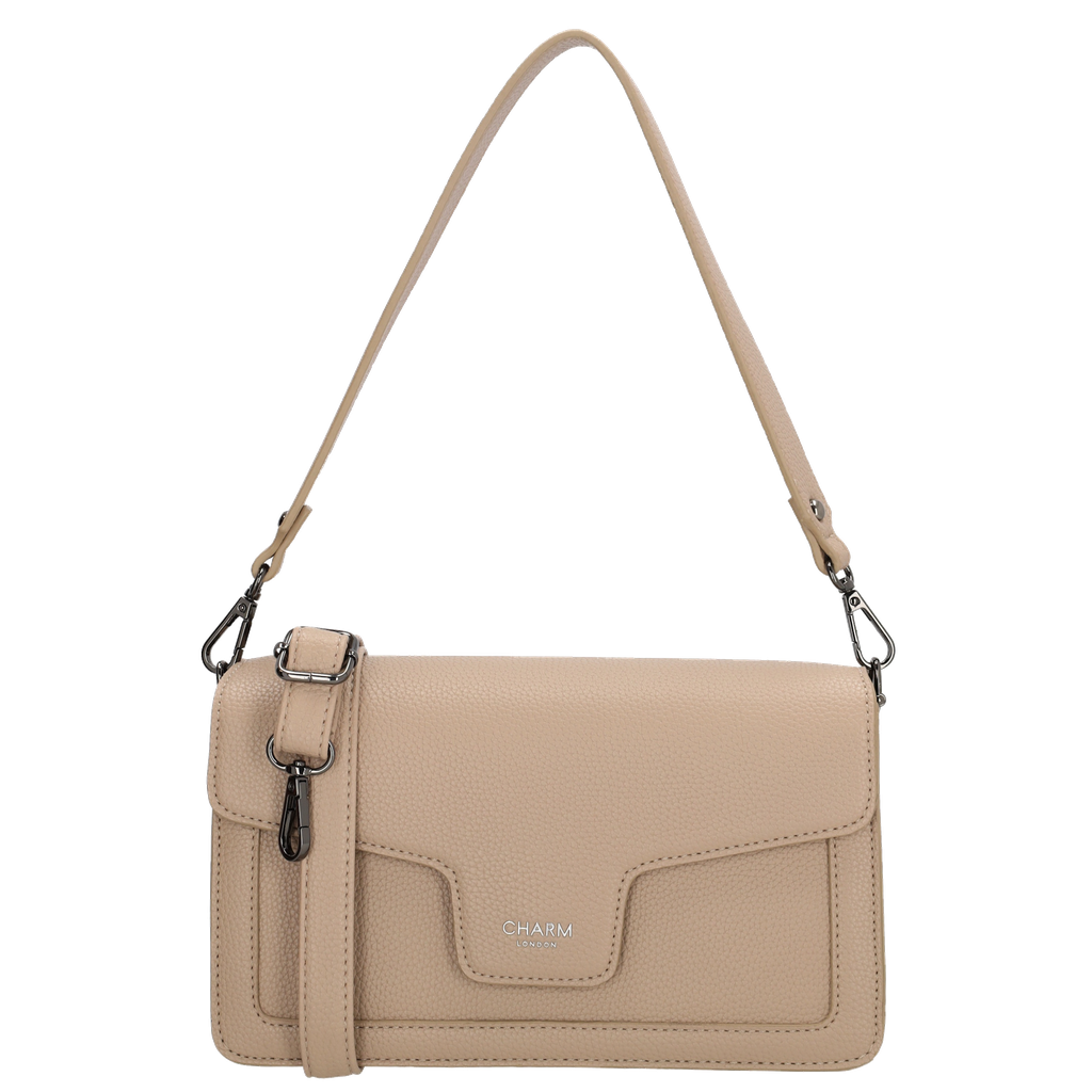 Charm London Monaco Handtas M Overslag Zand