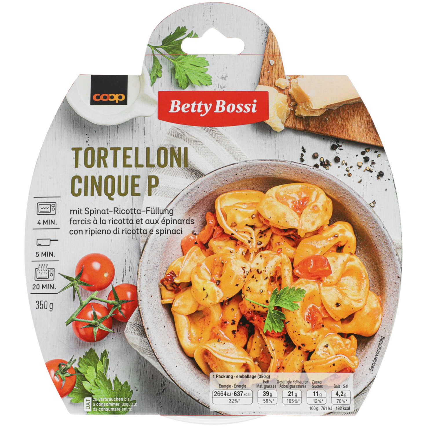 Betty Bossi Tortelloni Cinque P