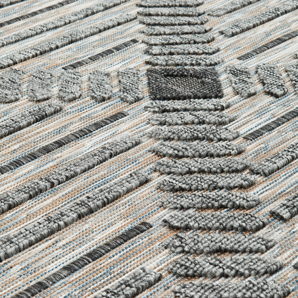 Tapis intérieur extérieur gris acapulco 1672 160 x 230 cm