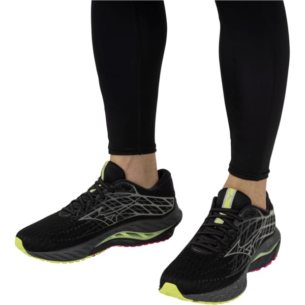 Chaussure running MIZUNO WAVE INSPIRE 20 BLACK/SILVER/SUNNY LIME