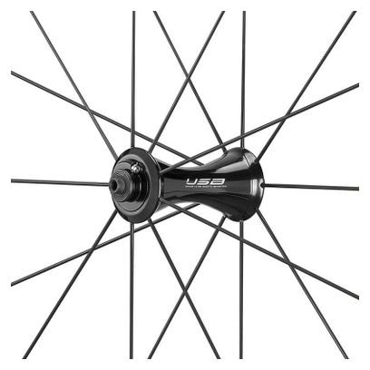 Bora Wto 60 2-Way Fit Carbon Tubeless Route Paire de roues Noir 9 X 100 / 9 X 130 Mm /...