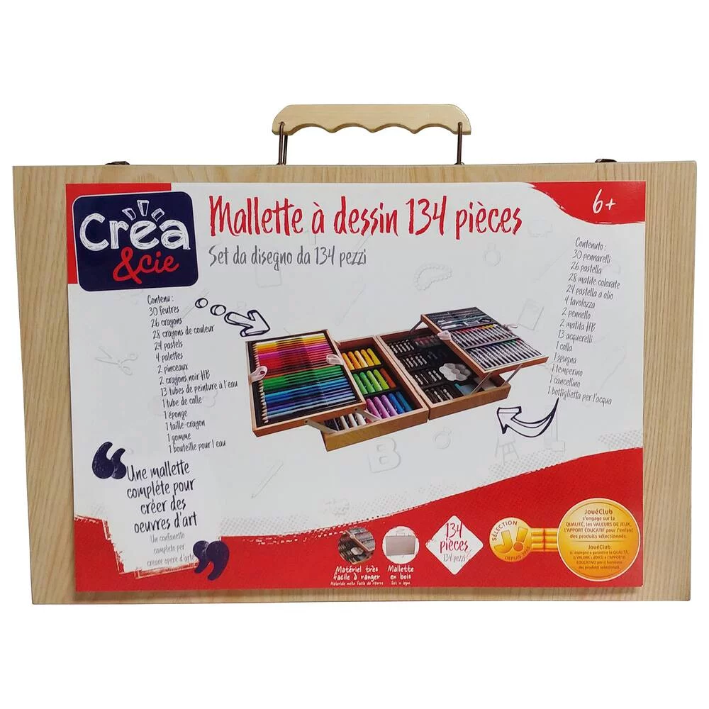MALLETTE A DESSIN 134 PIECES