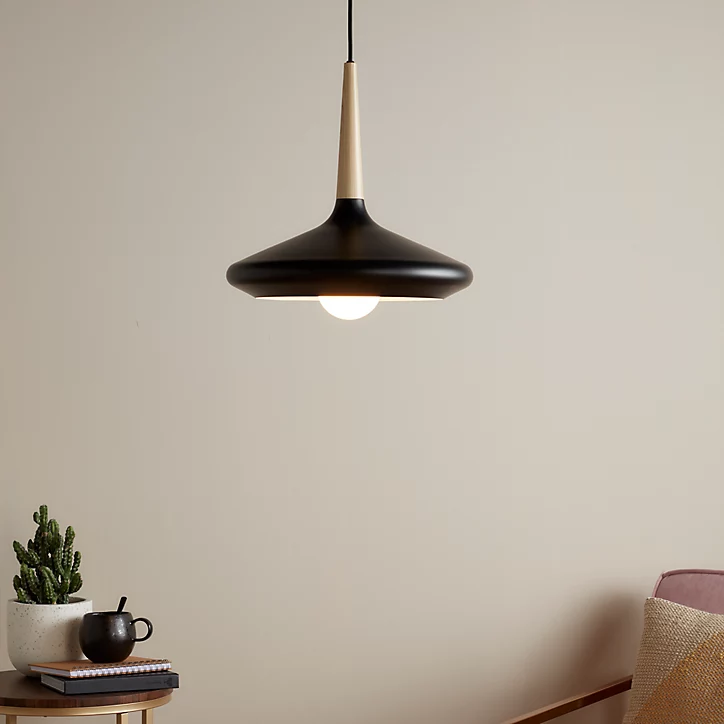 Suspension Arraqis E27 IP20 noir 36cm