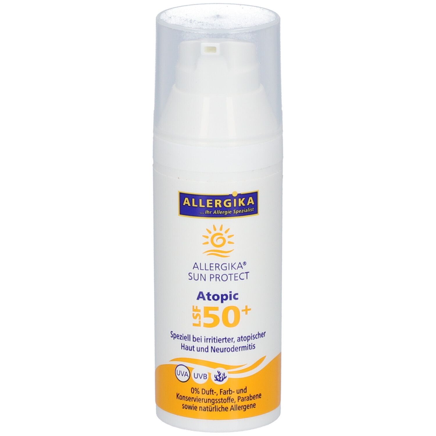 ALLERGIKA® SUN PROTECT Atopic SPF 50+ - Sehr hoher Sonnenschutz bei irritierter, atopischer Haut, Neurodermitis