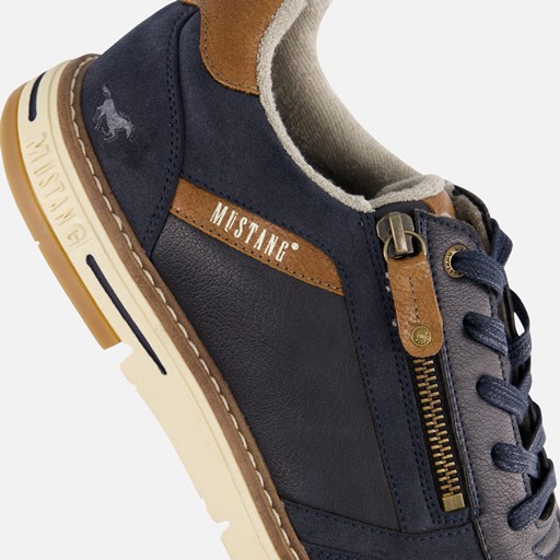Mustang Sneakers blauw Synthetisch