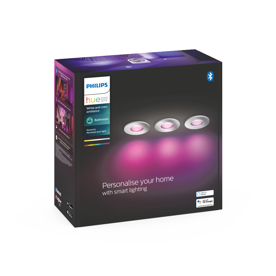 Philips Hue - Xamento Recced - White & Color Ambiance