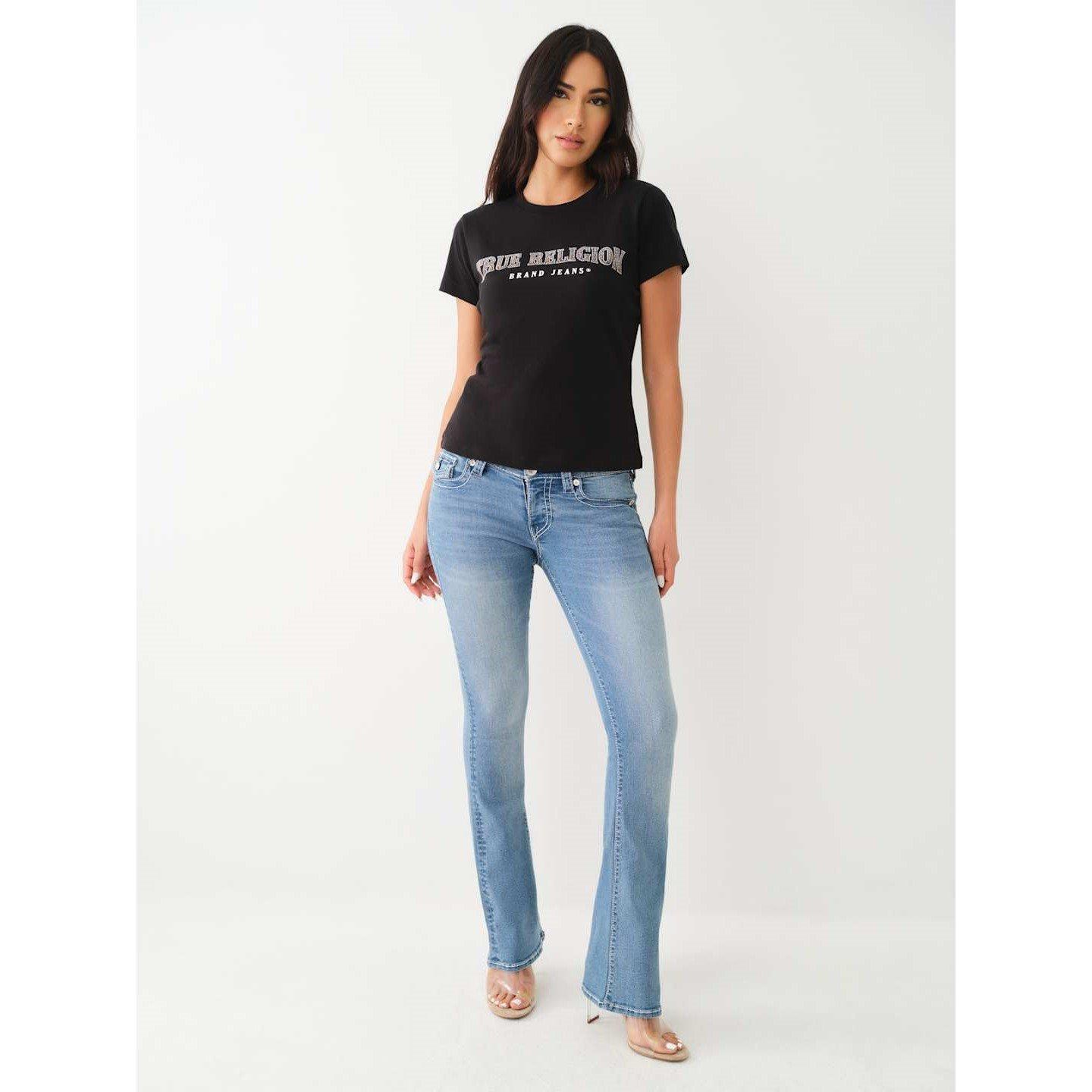 True Religion Slim Crew Neck Logo T Shirt