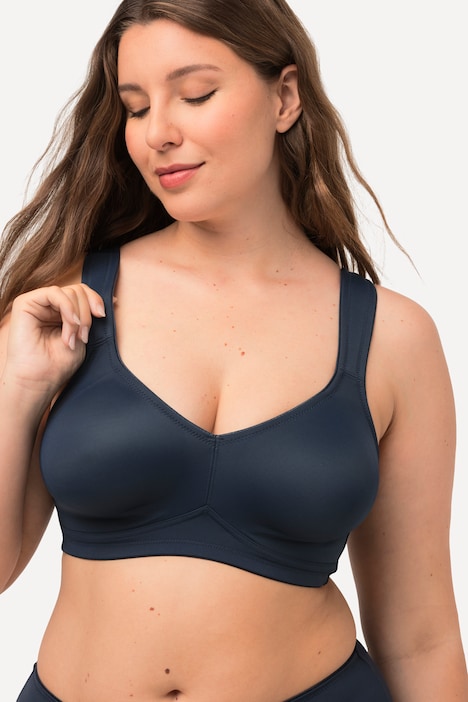 Mikrofaser-BH, 2er-Pack, ohne Bügel, vorgeformte Cups