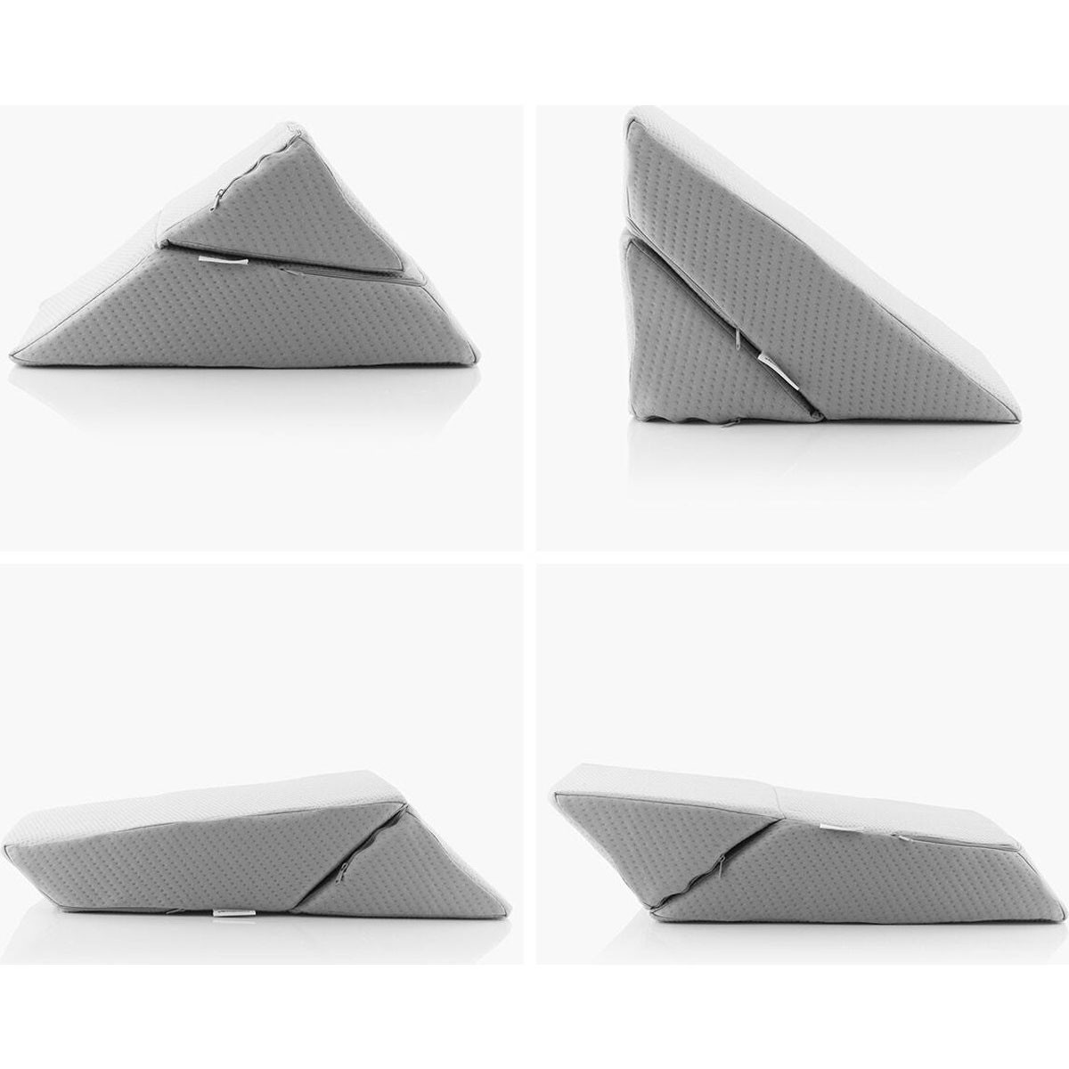 Coussin triangulaire multipositions - Gris - Gris