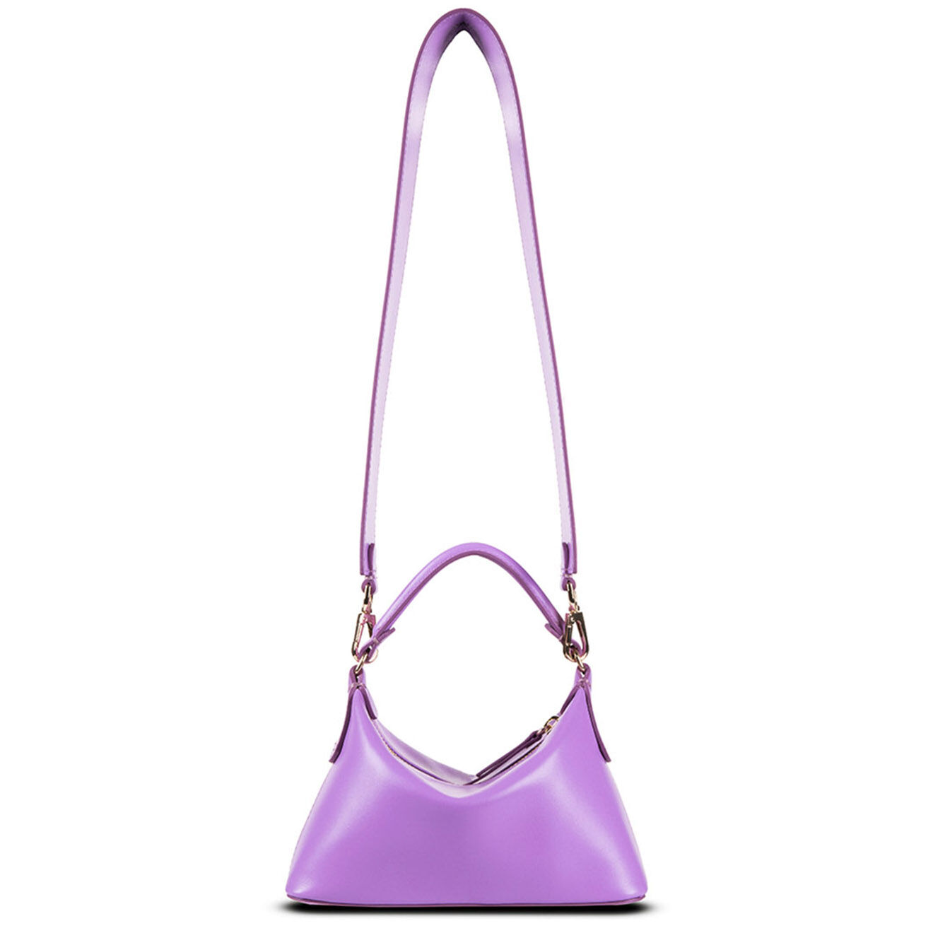 Leonie Hanne x Liu-Jo Sac à main en Cuir Mini Hobo Leonie Hanne X Liu Jo violet - 13x19x7.5 cm