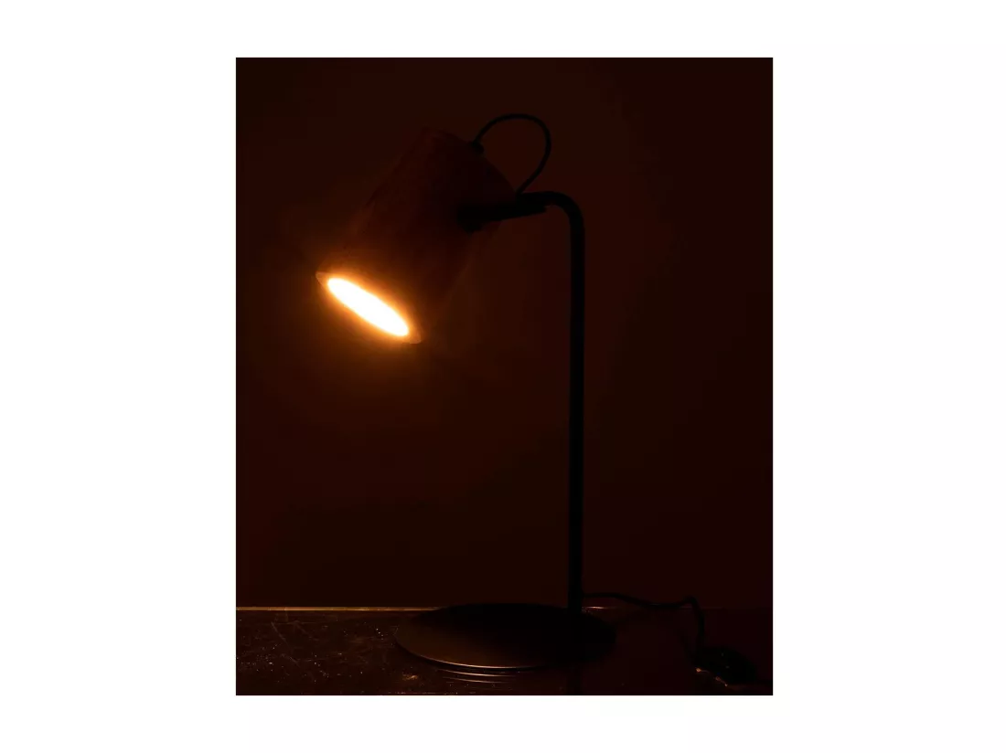 Lampe de Bureau en Bois 