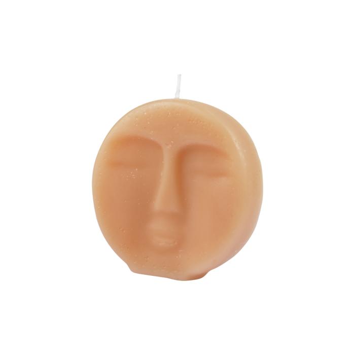 BOUGIE FORME VISAGE 9X2.5X9CM SEMOULE