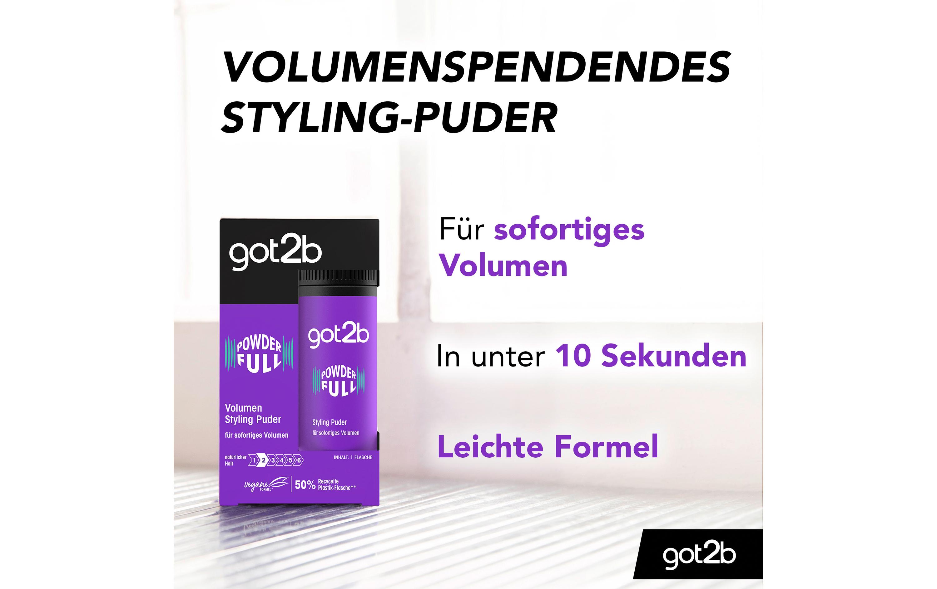 Volumen Puder Full Volumania 10 gStyling Puder, Powderfull für geballtes Volumen vom Ansatz an