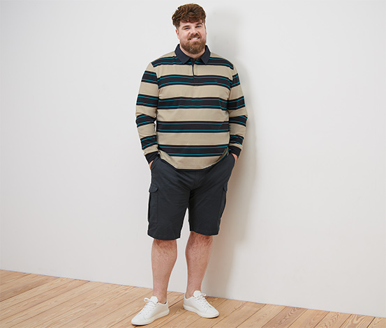 Langarm-Poloshirt