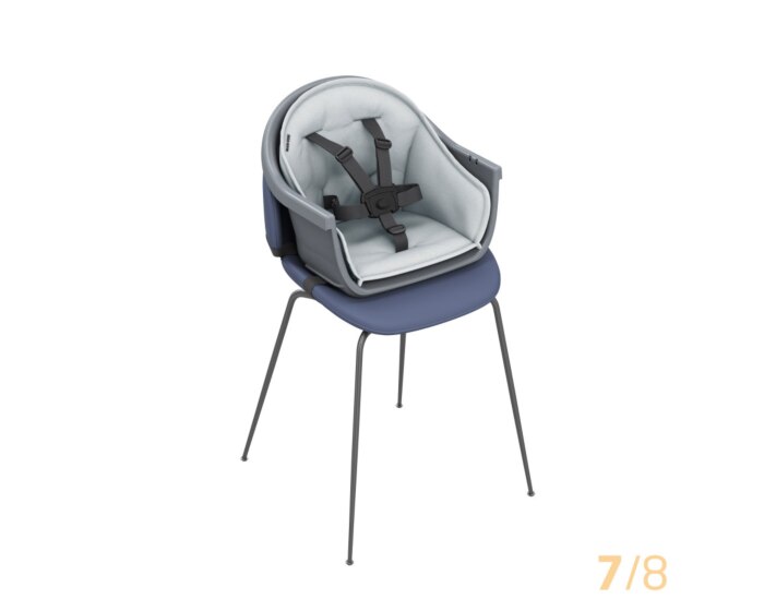Moa 8-in-1 Hochstuhl 6 M - 5 Y   0 - 20 kg    8 verschiedene Möglichkeiten |    Stilvolles, langlebiges Design |    Leicht abzuwischen und zu reinigen |    Einfach zu installieren und anzupassen |