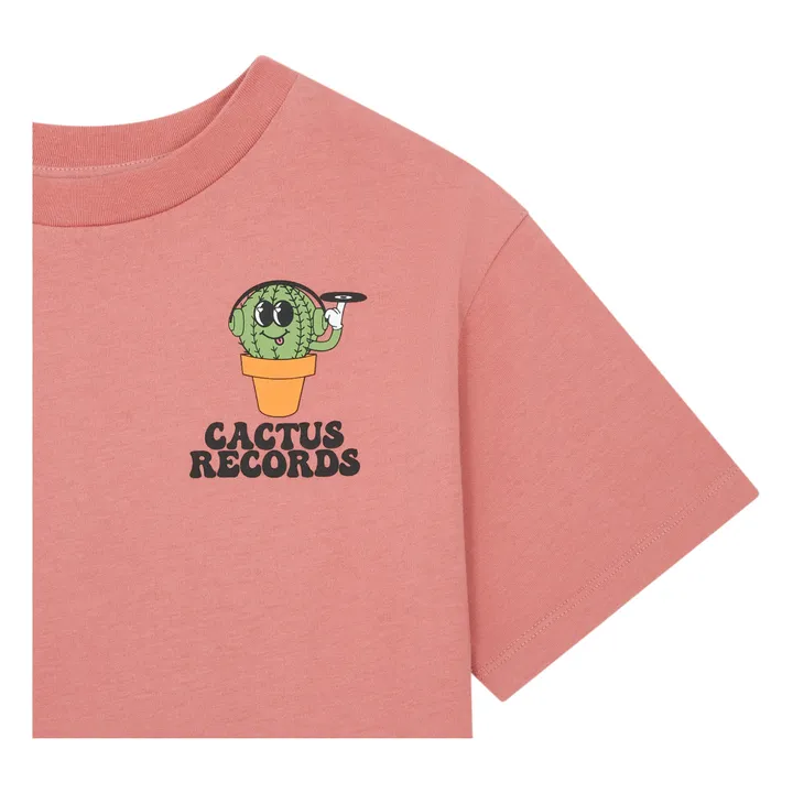 Hundred Pieces T-shirt Manches Courte Coton Bio | Rose