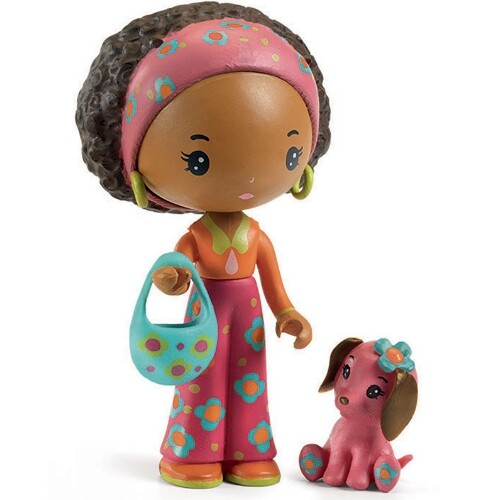 Djeco tinyly speelfiguur - poppy & nouky