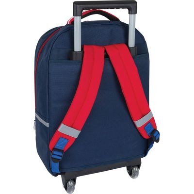 Sac à dos à roulettes OB Sport - 1 compartiment - marine et gris anthracite - Oberthur