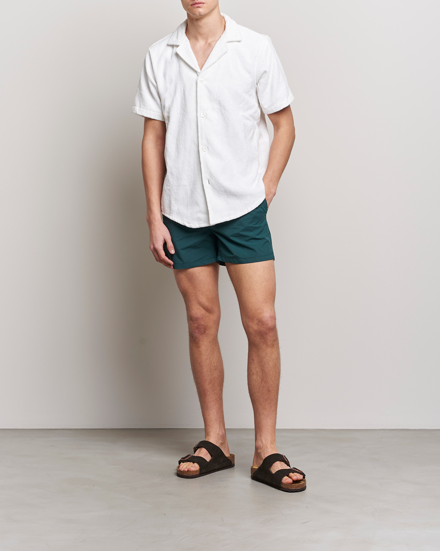 Ripa Ripa Plain Swimshorts Green