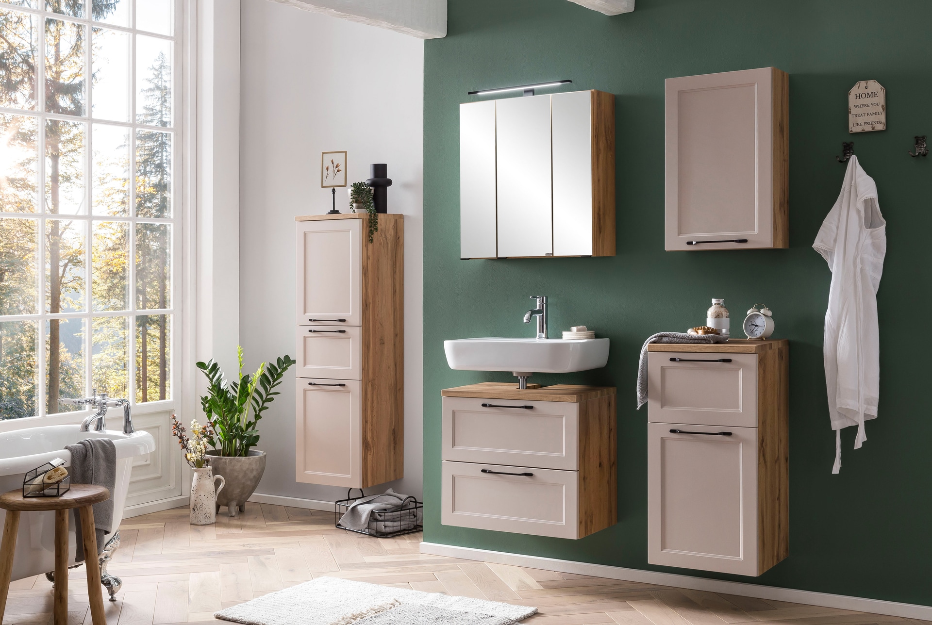 Hängeschrank Lüttich beige B/H/T 40x64x20 cm