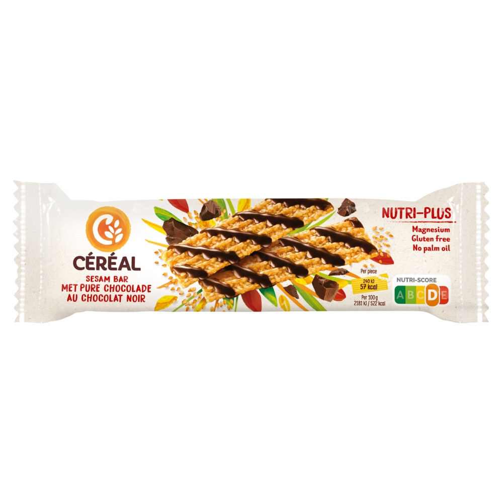 6x Céréal Sesambar Chocolade
