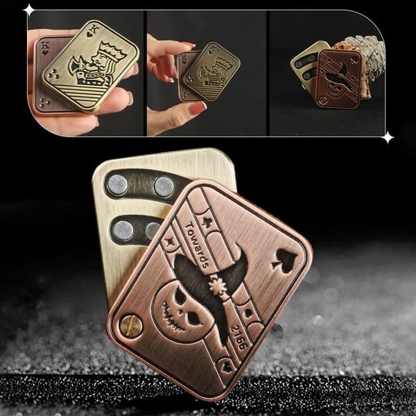 Fidget Spinner Avslapping Stress Magnetisk sensorisk Poker