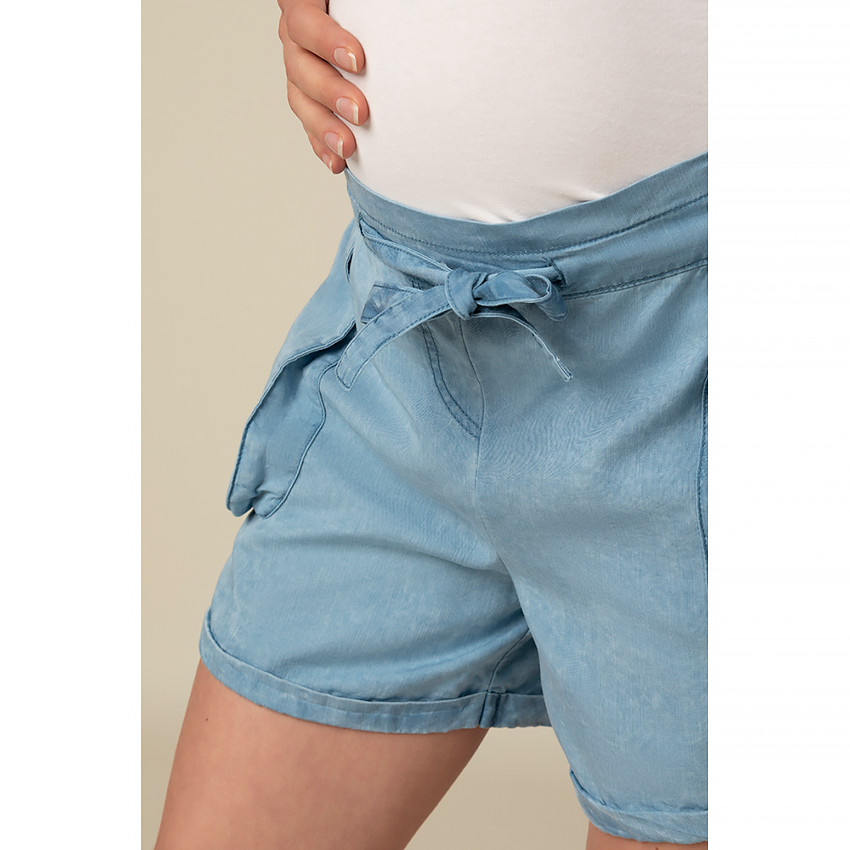 Short de grossesse effet jean