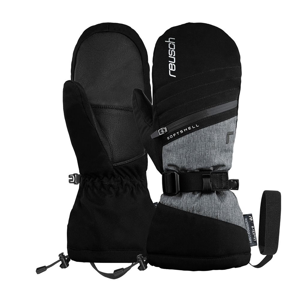 Reusch DEMI R-TEX® XT - Moufles ski Femme black/grey melange