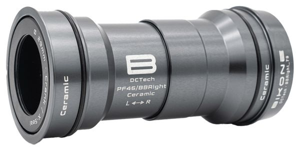 Boîtier de Pédalier Bikone DCTech BBRight Ceramic pour Sram DUB Gris