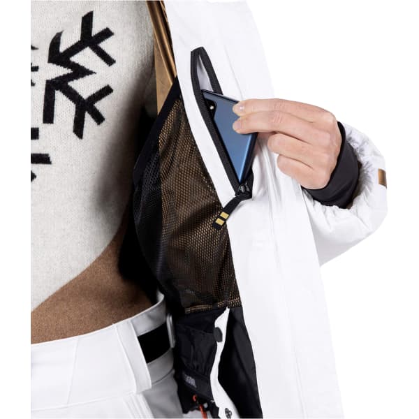 Doudoune ski ROSSIGNOL W VENTINA BOMBER DOWN JKT WHITE