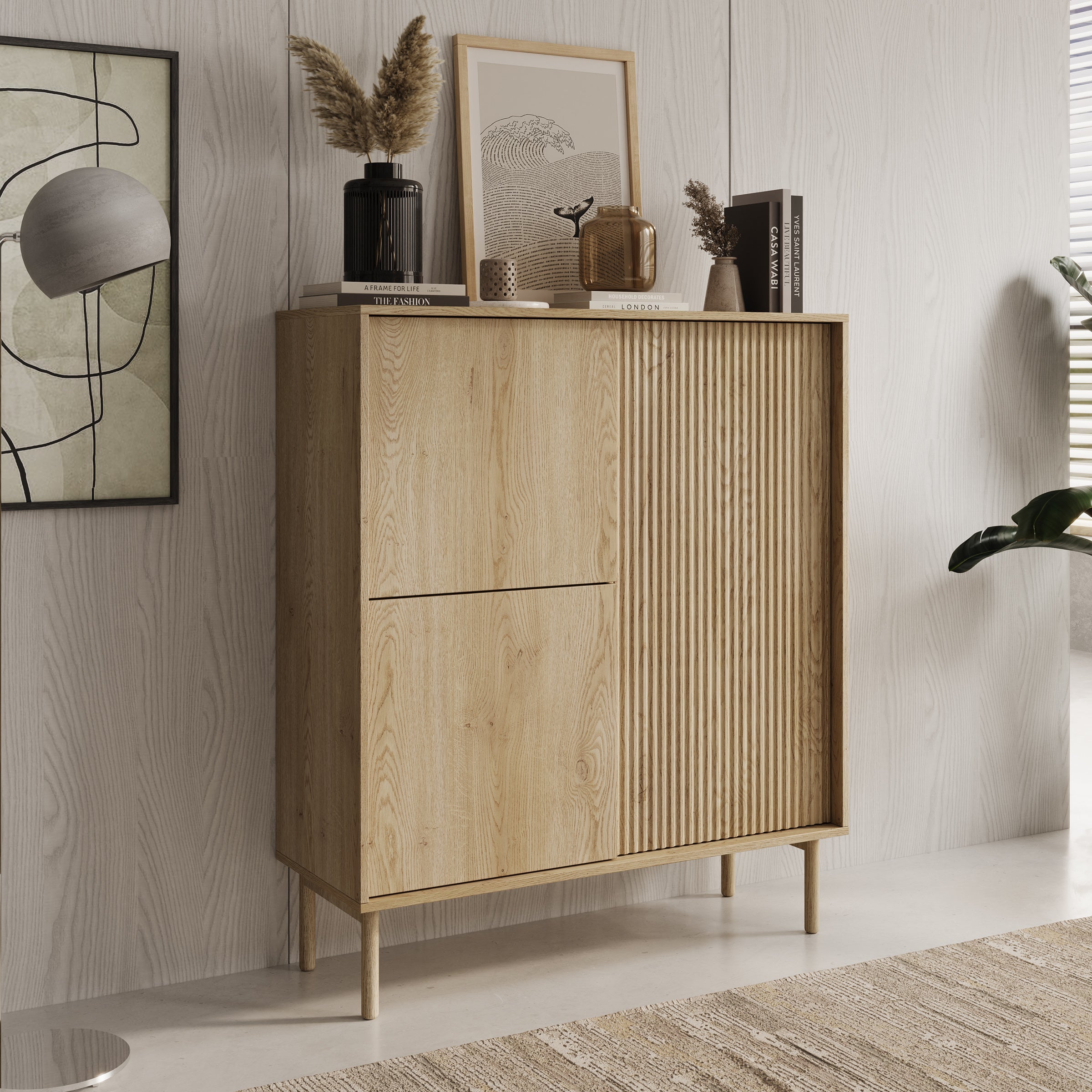 Meubella - Tenerife - Dressoir - Eiken - 104 cm