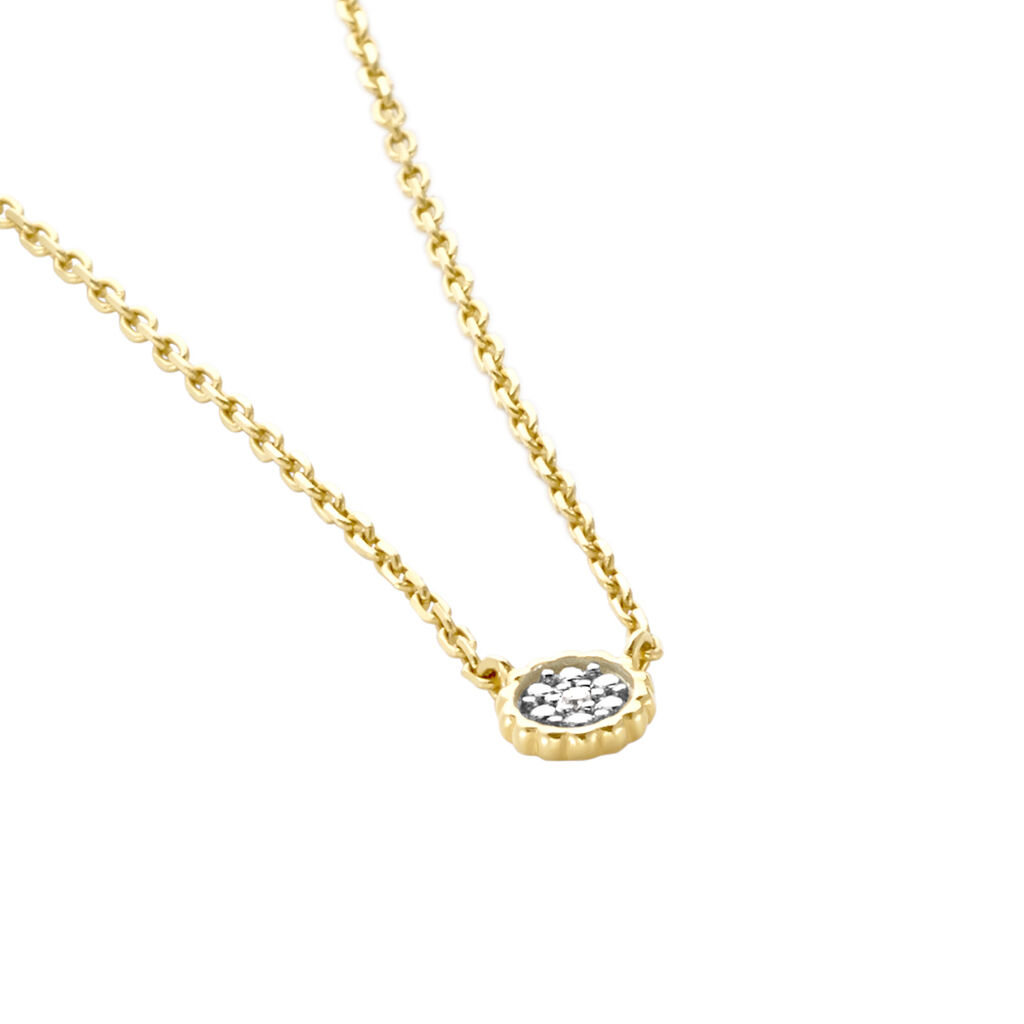 Collier Mon 1er Diamant Or Jaune Diamant