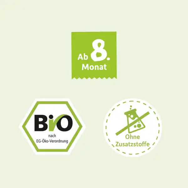 Bio Gläschen Makkaroni mit Tomate & Karotte