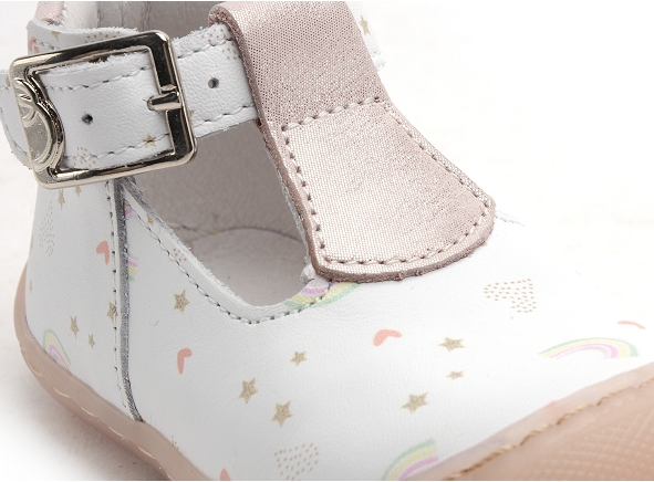 Bellamy boots et bottillon bebe flexi bel sandy blanc