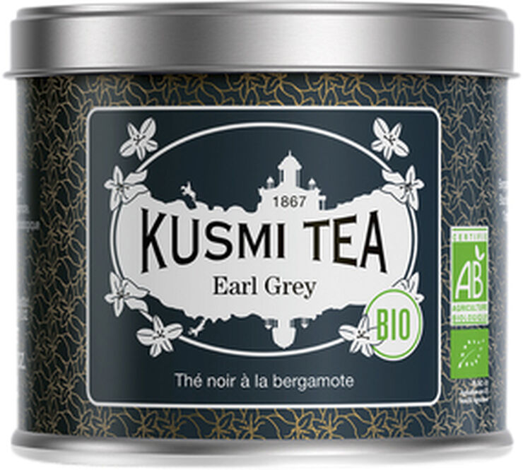 Kusmi Tea Organic Earl Grey - Metal tin 100gr/3.5oz. No_color