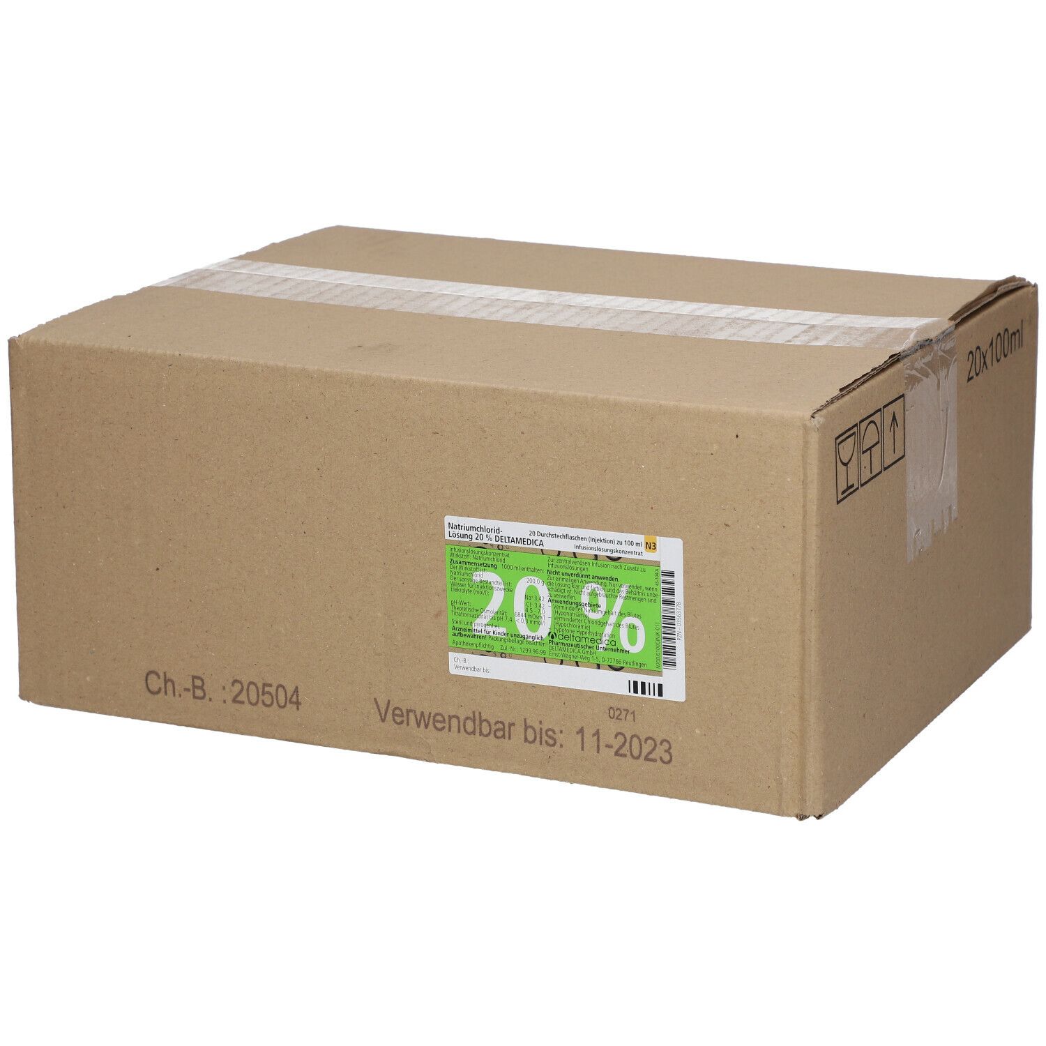 Natriumchlorid-Lösung 20% Injektflasche