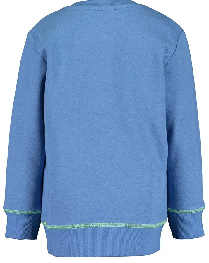 Sweatshirt SPACE ADVENTURES – GALAXY GLOW IN THE DARK in blau