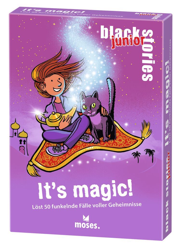 Rätselkarten BLACK STORIES JUNIOR - IT'S MAGIC
