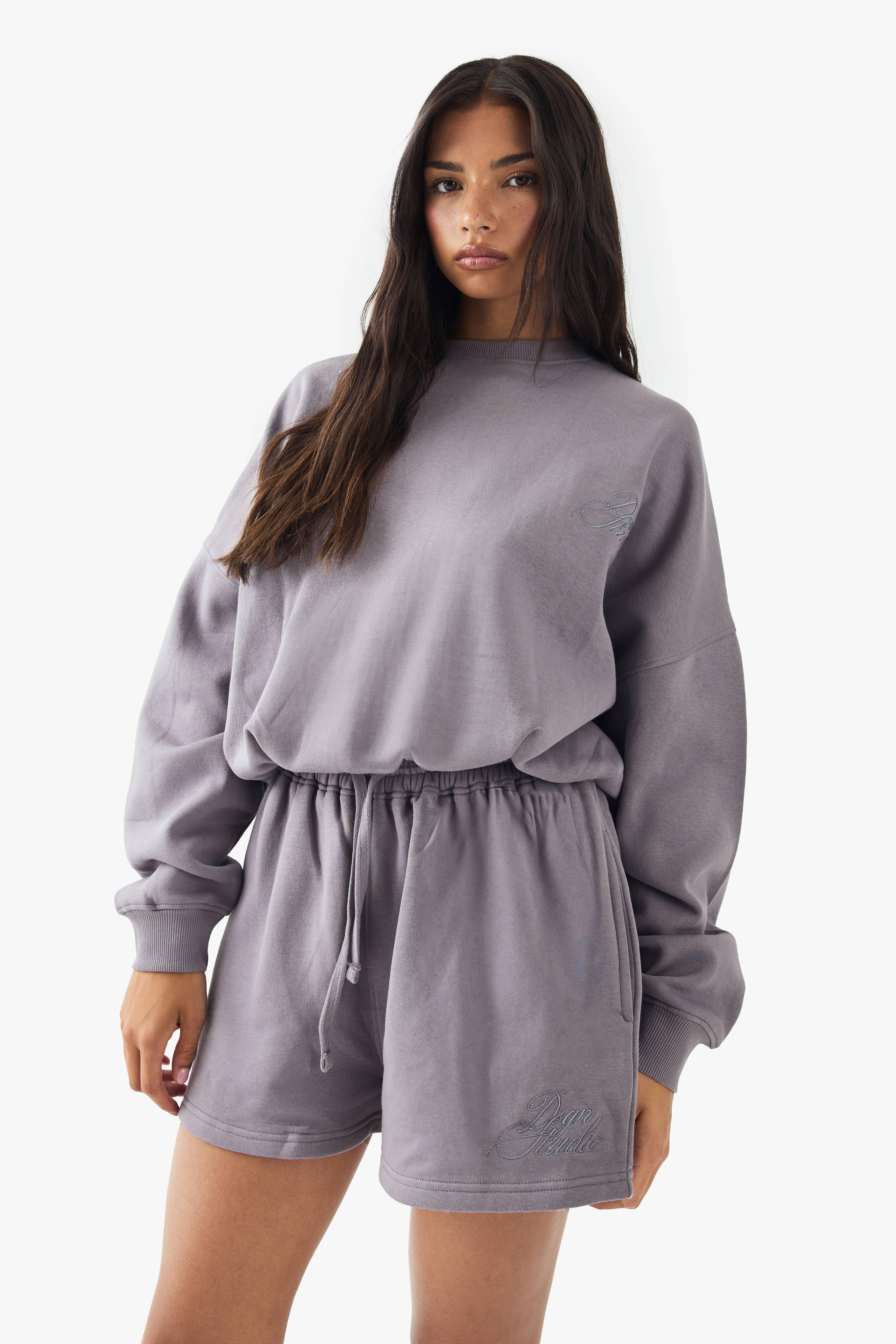 DSGN Studio Script Short Sweat à Broder