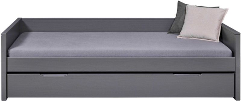 Dream The Future - Uitschuifbed - Antraciet - 90 x 200 cm - 100% Melaminecoating