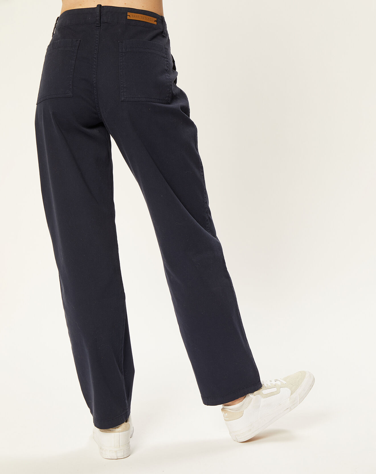 Harris Wilson Pantalon en Coton & Lin Cora marine