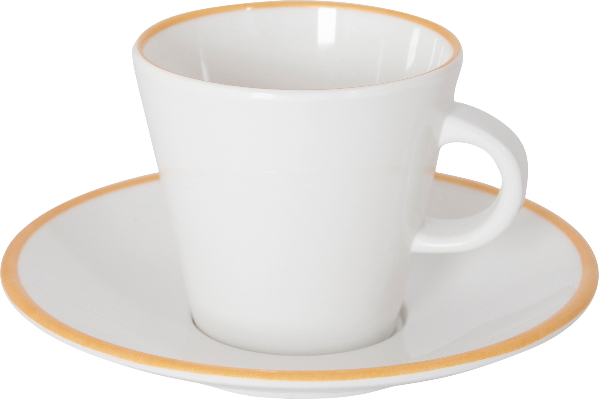 Gimex Linea Line Espressotassen 2er Set gold