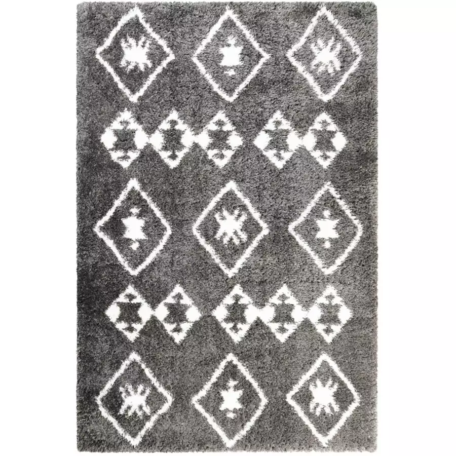 Wecon home Hochflorteppich Ayachi anthrazit