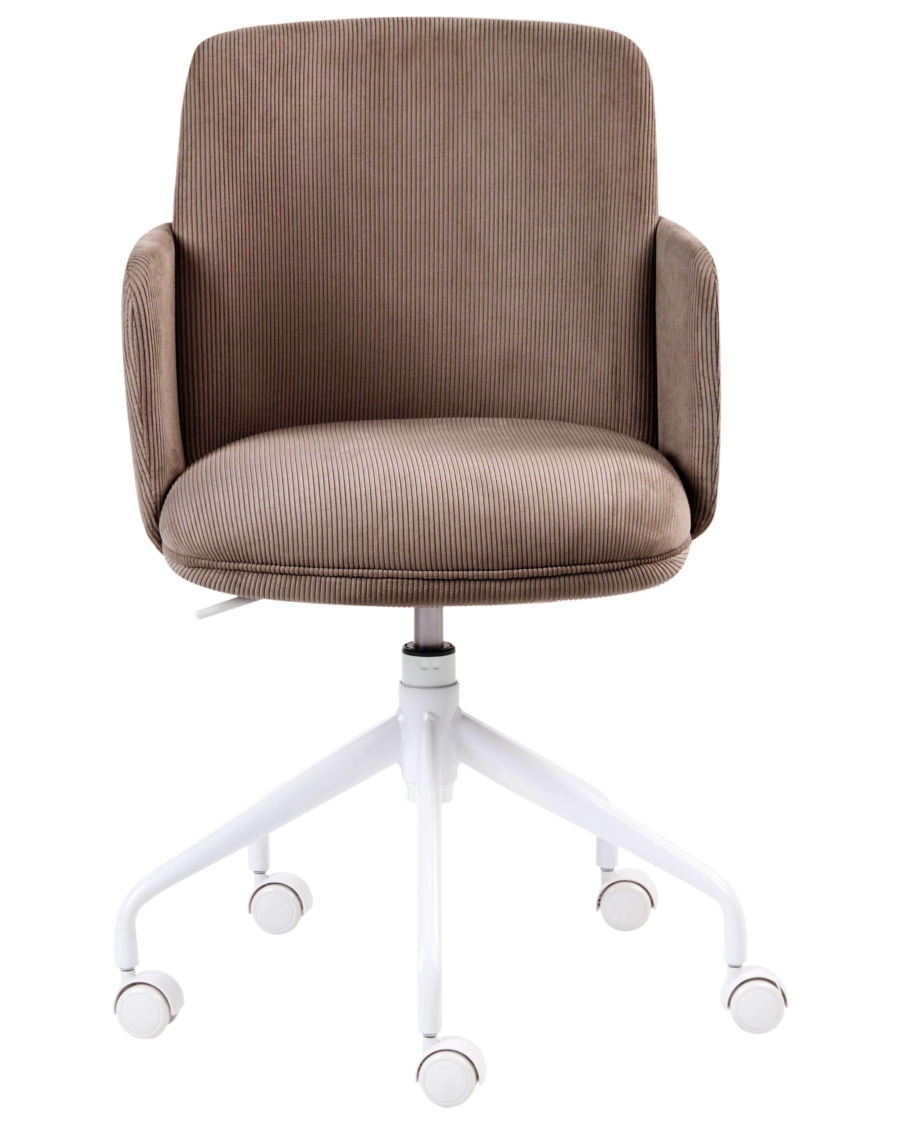 Bureaustoel DRYDEN Corduroy Bruin