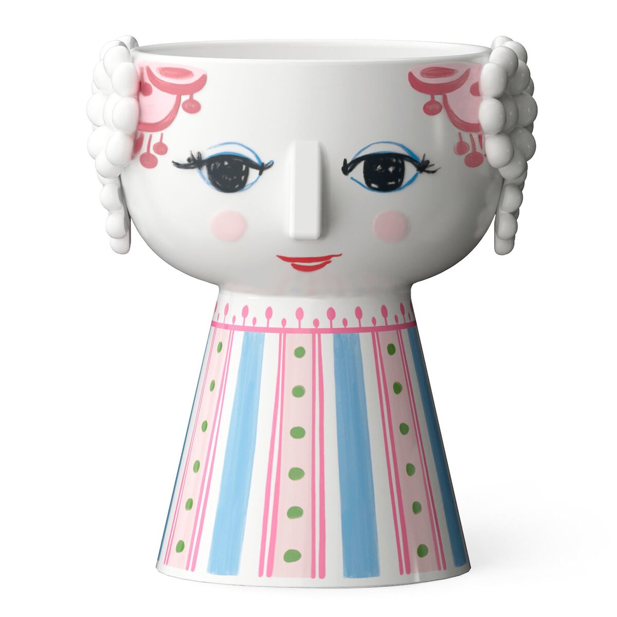 Eva lysestake 9,5 cm, pink