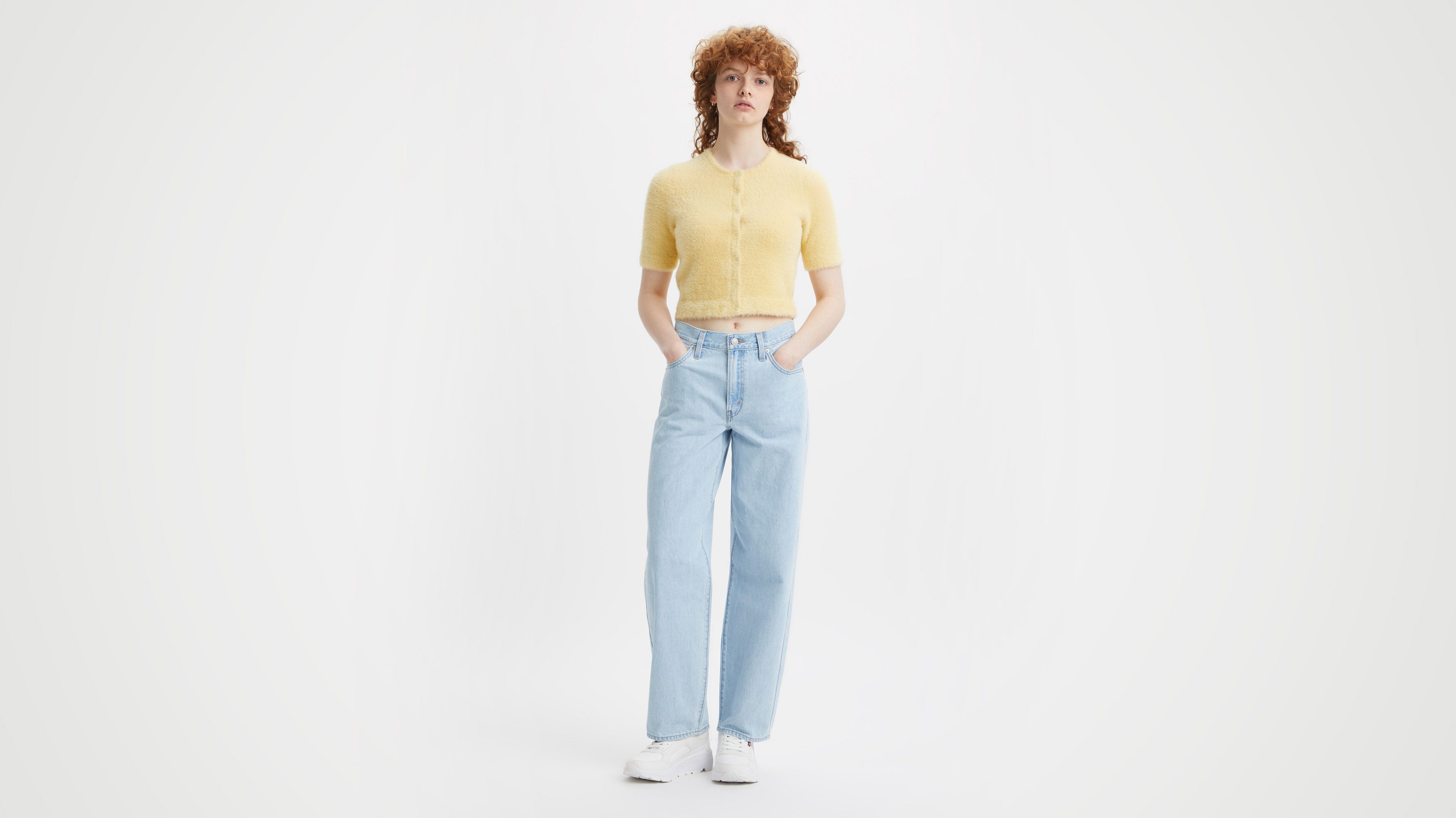 Jean Dad Baggy - Light Indigo Stonewash - Bleu