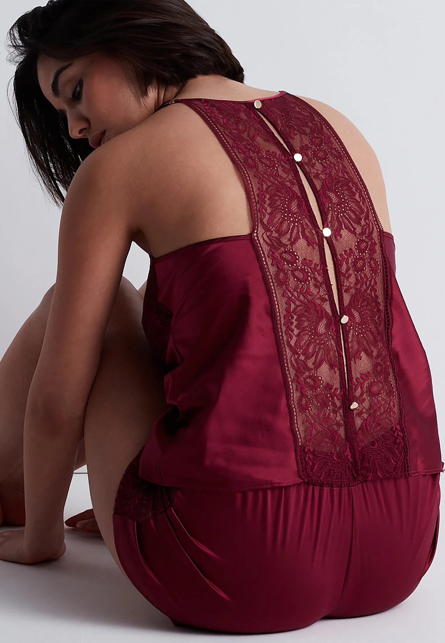 MIDNIGHT WHISPER - Top à fines bretelles | Rouge