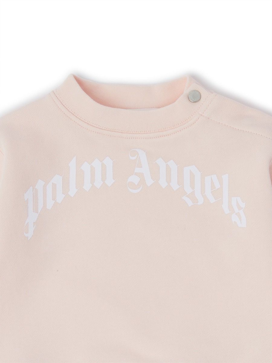 Palm Angels Curved Logo Crewneck