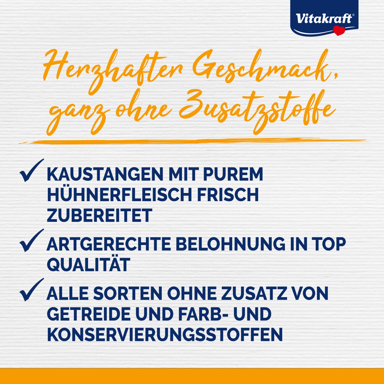Vitakraft Bonas Kaustangen mit Huhn 3x80 g